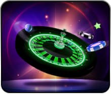 Lightning Roulette live dealer table showing wheel and betting layout on daget777